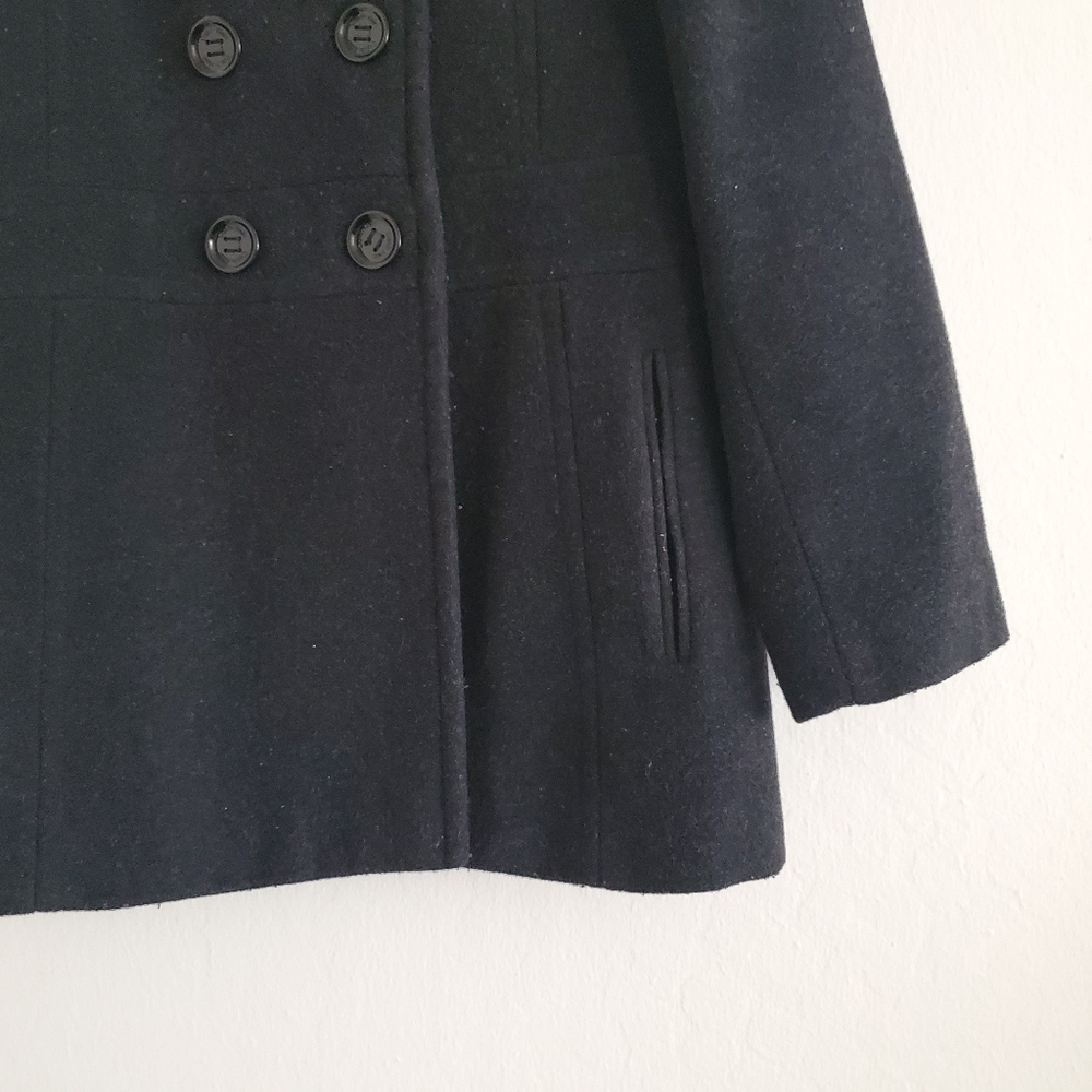 Calvin Klein Double Breasted Black Wool … - Picture 7 of 8